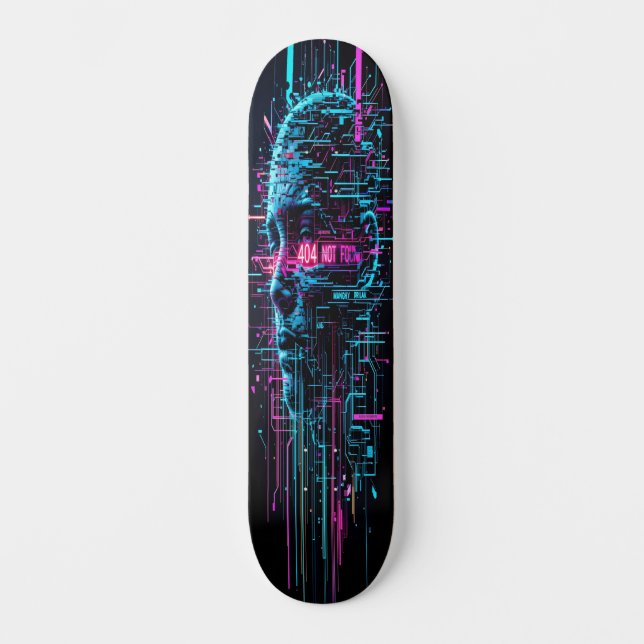 Glitchwave Skater Edition 1 Skateboard (Vorderseite)