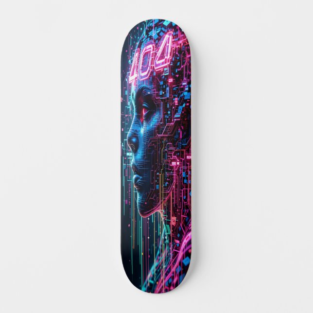 Glitchwave Skater Edition 2 Skateboard (Vorderseite)