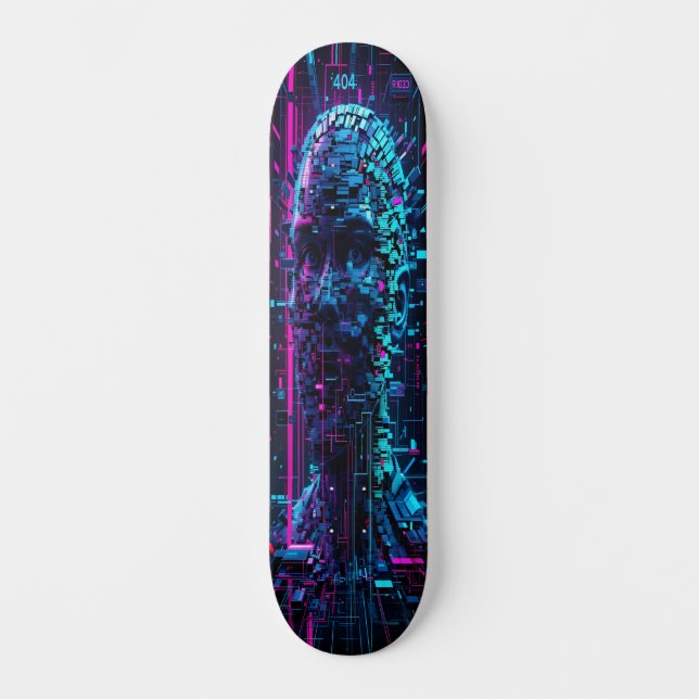 Glitchwave Skater Edition 3 Skateboard (Vorderseite)