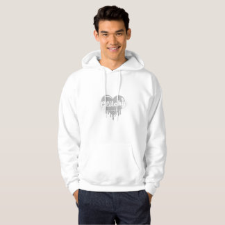 Glitchy Tropfen Heart Aesthetic Hoodie