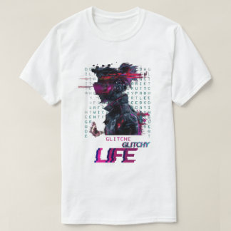 Glitchy Vibes T - Shirt - Fett und verzerrt