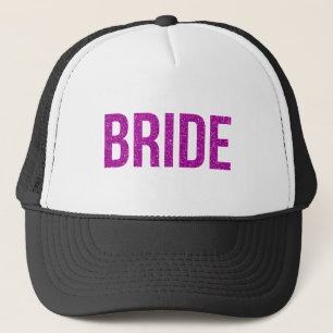 Glitter Bride Pink Truckerkappe