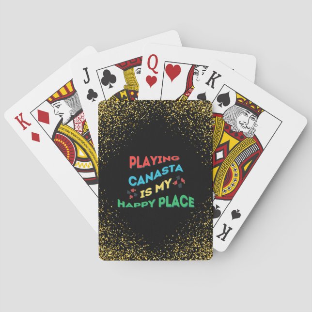 Glitter Canasta Cards Spielkarten (Rückseite)