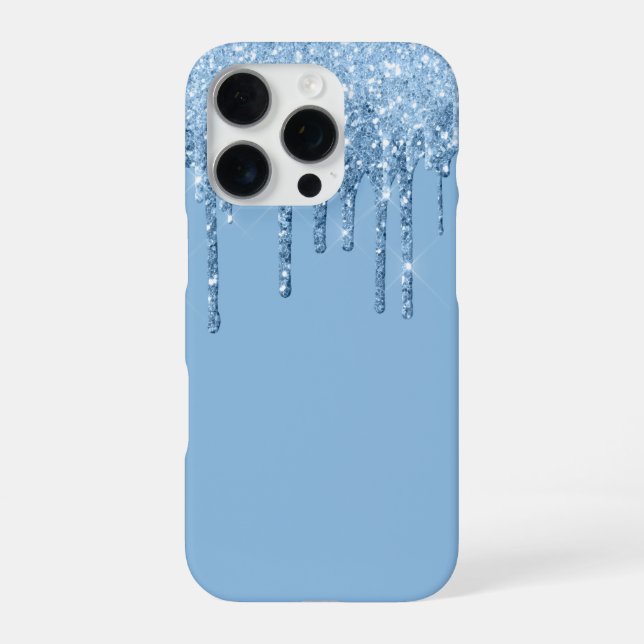 Glitter Drip iPhone 16 Pro Hülle (Rückseite)