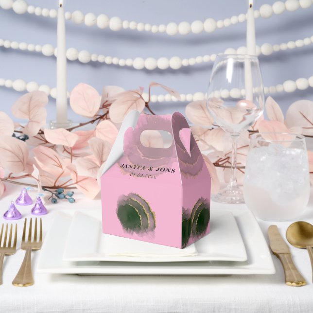 Glitter-Eligine Geschenkschachtel (Hochzeit)