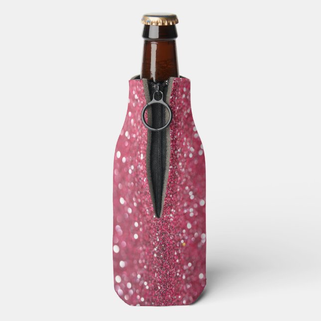 Glitter-Flaschenkühler Flaschenkühler (Flasche Rückseite)