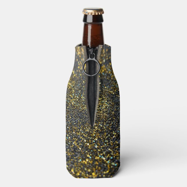 Glitter-Flaschenkühler Flaschenkühler (Flasche Rückseite)