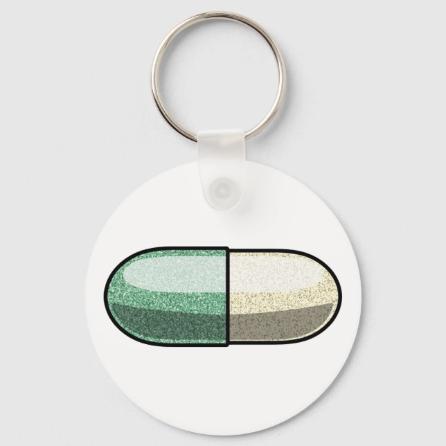 Glitter Fluoxetin Schlüsselanhänger (Vorderseite)