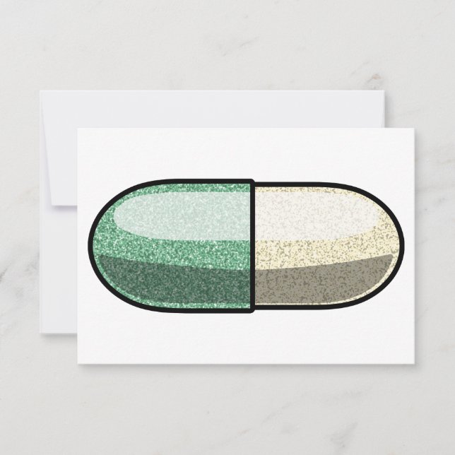 Glitter Fluoxetine Dankeskarte (Vorderseite)