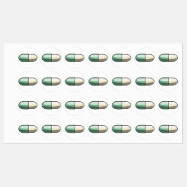 Glitter Fluoxetine Etiketten