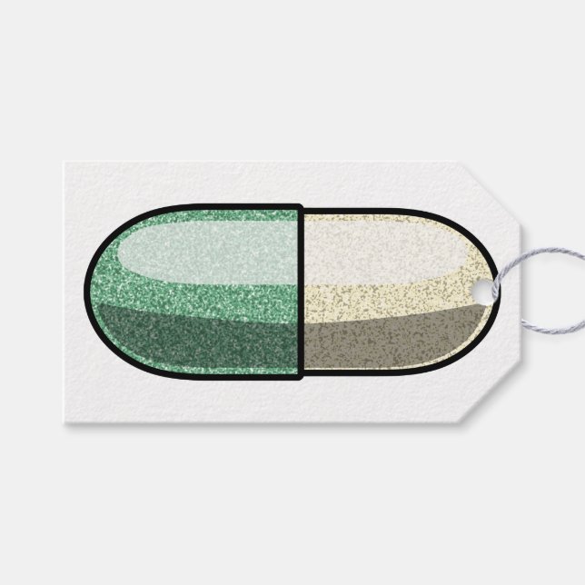 Glitter Fluoxetine Geschenkanhänger (Vorderseite (Horizontal))