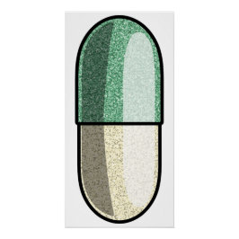 Glitter Fluoxetine Poster