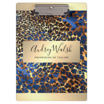 Glitter Gold Luxus-Tierhaut-Leoparden-Make-up