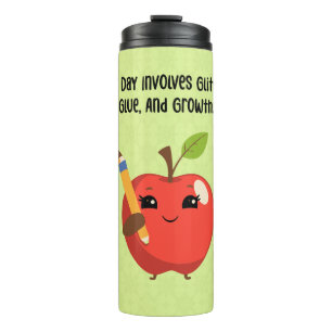 Glitter-Kleber-Wachstum-Klassenzimmer-Spaß-Assiste Thermosbecher