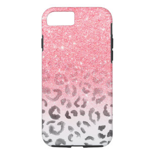 Glitter-Leopard Watercolor des modernen girly Case-Mate iPhone Hülle