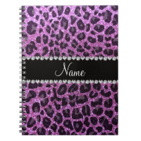 Glitter-Leopardpastelldruck des individuellen