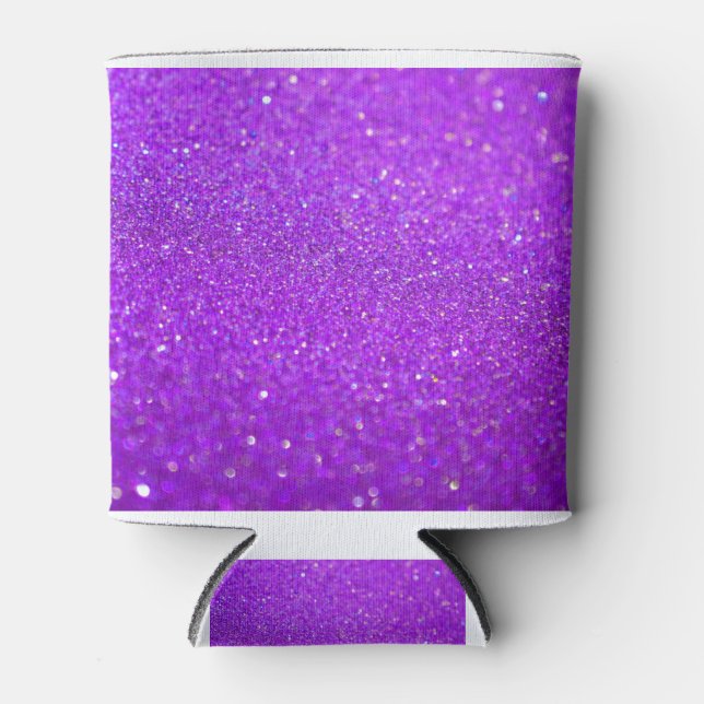 Glitter Lila Dosenkühler (Vorderseite)