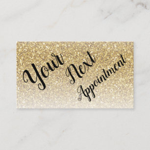 Glitter-Make-up-Artist-Frisurensalon-Termin-Karte Visitenkarte