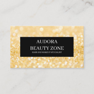 Glitter-Makeup-Artist Visitenkarte