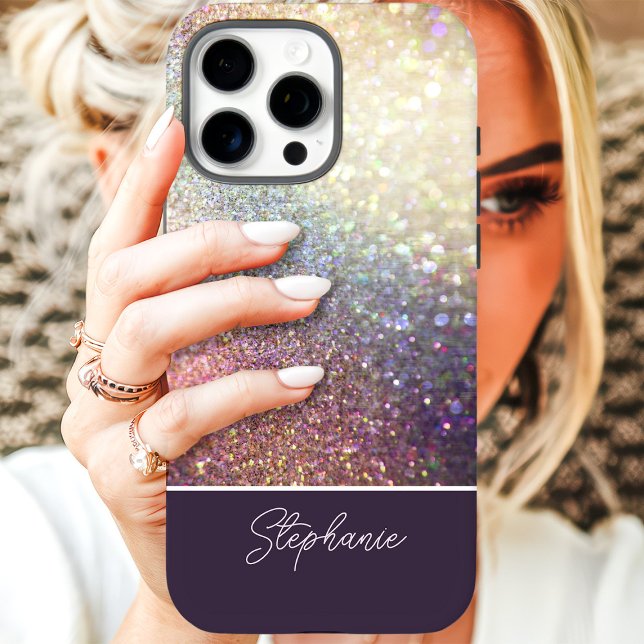 Glitter Ombre Benutzername Case-Mate iPhone Hülle (Von Creator hochgeladen)