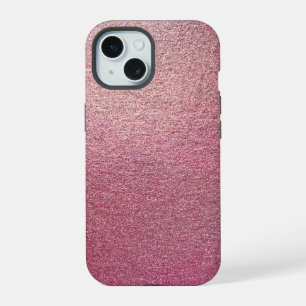 Glitter Rosen Gold iPhone 15 Hülle