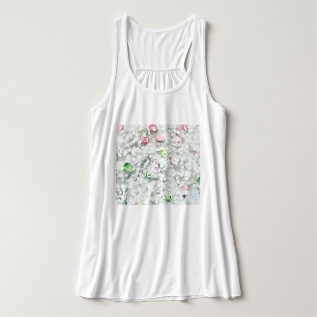 Glitter & Sequin Slime Tank Top (Design Vorderseite)