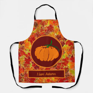 Glitterie Ahorn Blätter/Kürbis Herbst/Herbst Schürze