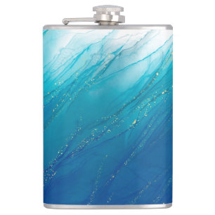 Glitterie Alcohol Ink Tumbler Design Flachmann