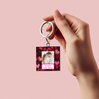 Glitterie Liebe I Text Back Schlüsselanhänger