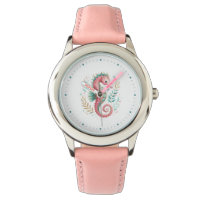 Glitterie-Seepferd auf Weiß