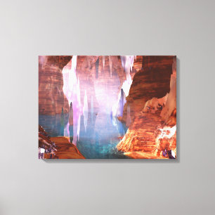 Glittering Caves Canvas Print Leinwanddruck