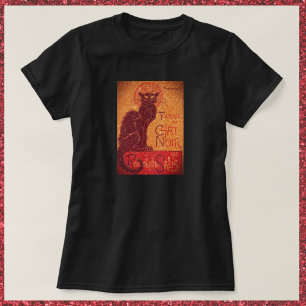 Glittering Chat Noir Art T - Shirt