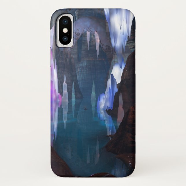Glittering Höhlen von Night iPhone Case-Mate Hülle (Rückseite)