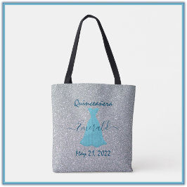 Glittering Quinceanera Gedenktasche