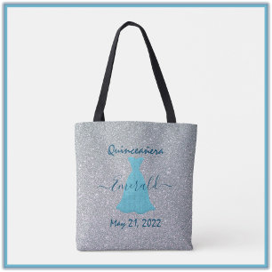 Glittering Quinceanera Gedenktasche