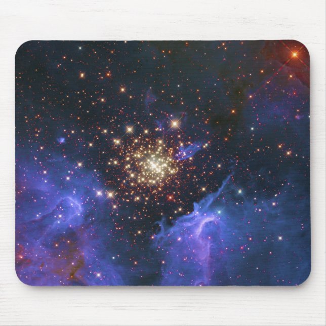 Glittering Star Cluster und Interstellar Gas Cloud Mousepad (Vorne)