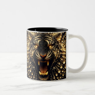 Glittering Tiger Zweifarbige Tasse