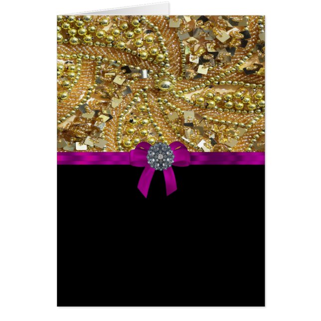 Glitterium gold & schwarz (Vorne)