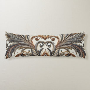 Glitternes Blumenmuster mit Edelstein Seitenschläferkissen