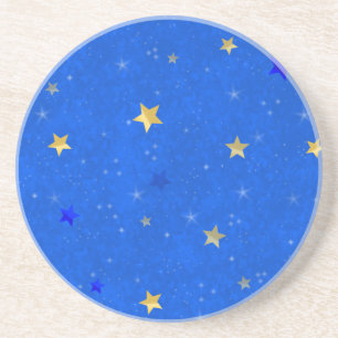 Glitternstar celestie sandstein untersetzer