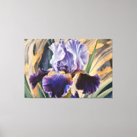 *~* GlitterTeal IRIS Schwertlilien Vintage Floral