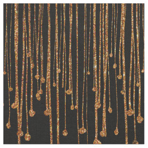 Glitterwasser des Chic lässt Trendy schwarzes Stoff