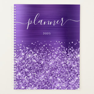 Glittery Amethyst Lila Glam 2025 Planer