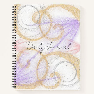 Glittery Daily Journal Notizbuch