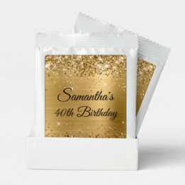 Glittery Gold Foil 40. Geburtstag
