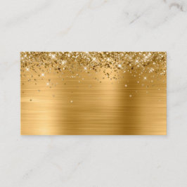Glittery Gold Foil Blank Platzkarte