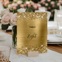 Glittery Gold Foil Wedding