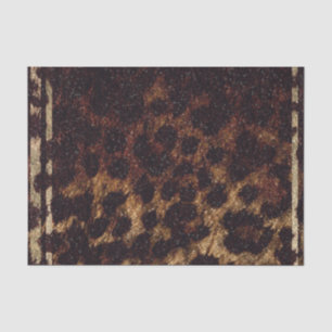 Glittery Leopard Cheetah Animal Print Wild Exotic Seidenpapier