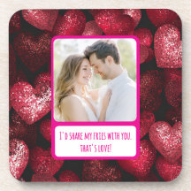 Glittery Liebe Meine Freunde teilen