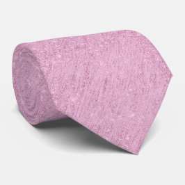 Glittery Lilac Background Men's Necktie Krawatte